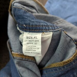 Blue Denim Overalls XL